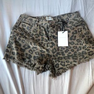 Leopard shorts